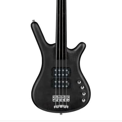 Warwick RockBass Corvette $$, 4-String, Fretless - Nirvana Black Transparent Satin image 10