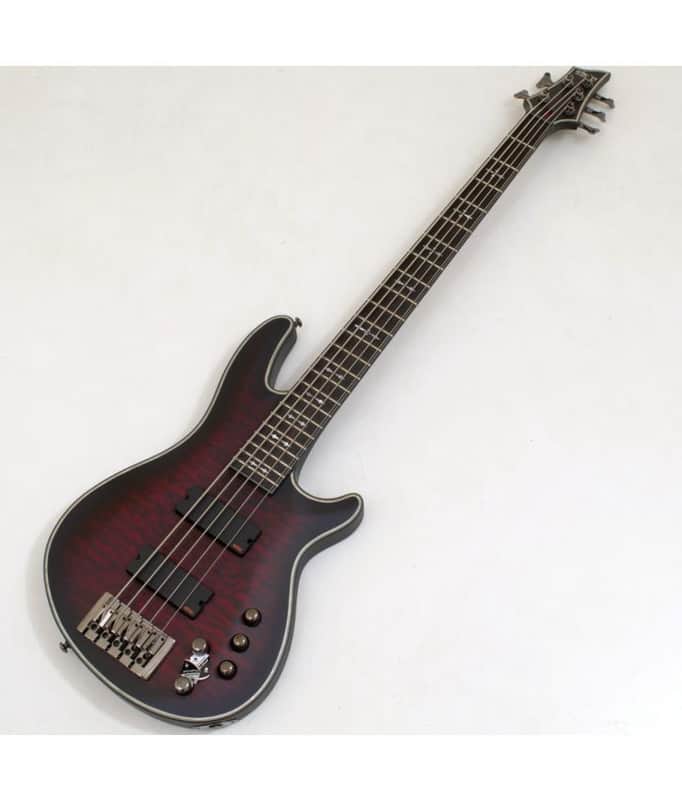 SCHECTER HELLRAISER-5 5弦ベース Schecter Hellraiser Extreme-5 Active 5-String Bass Crimson Red