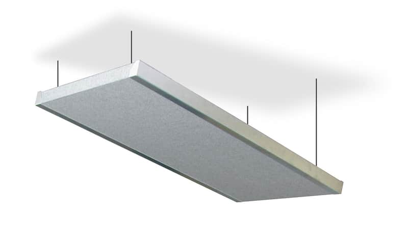 Primacoustic 2 inch Stratus 24x48 inch Studio Ceiling Cloud Panel with Suspension Frame - Grey image 1