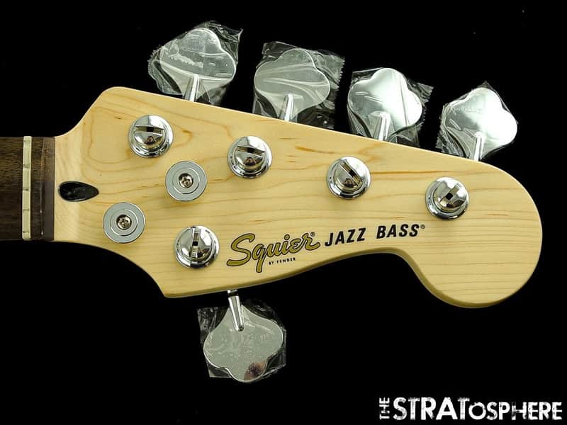 Fender Squier Affinity Active Jazz Bass V 5 String NECK + TUNERS Indian Laurel image 1