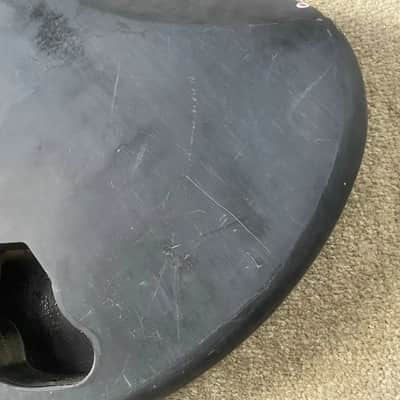 Black 4 String Electric Bass Basswood Body image 3