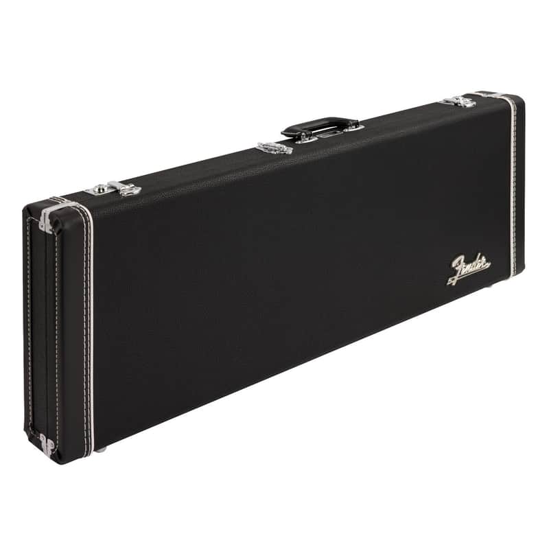 Fender Classic Series Wood Case - Strat/Tele, Left-Hand, Black image 1