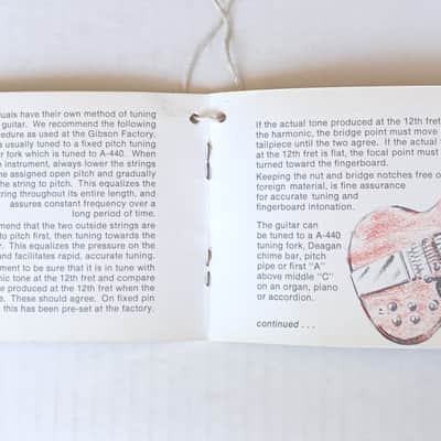 1960's Gibson Guitar Owner's Manual Case Candy image 4