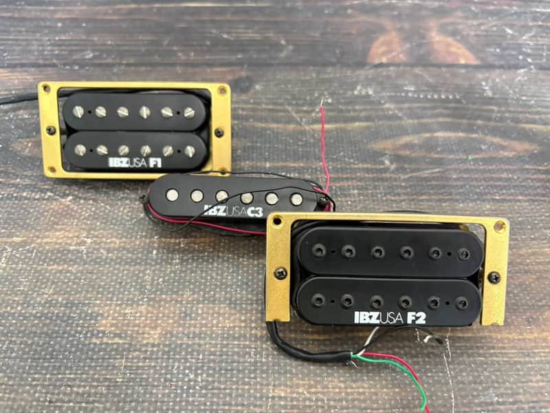 90s Ibanez DiMarzio IBZ USA F1/C3/F2 HSH Pickup Set image 1