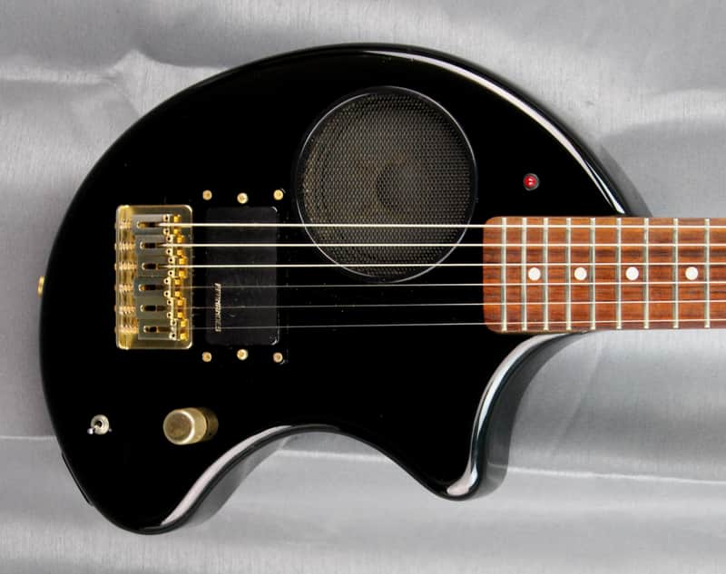 Fernandes Mini Guitare ZO-3 Elephant 2000s - Black Gold - Mini