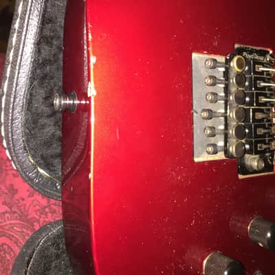 Kramer Floyd Rose Sustainer 1988 Candy Apple Red image 4