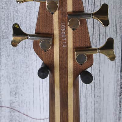 Peavey Cirrus 5 Bubinga Bass 5 String Electric Bass Guitar Natural with Gig Bag image 13