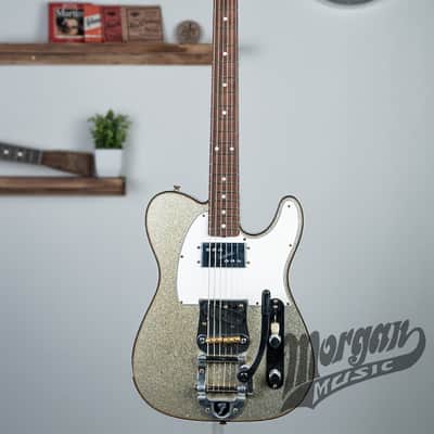 Fender Custom Shop Limited Edition Cunife Telecaster Custom - Aged Silver Sparkle image 2