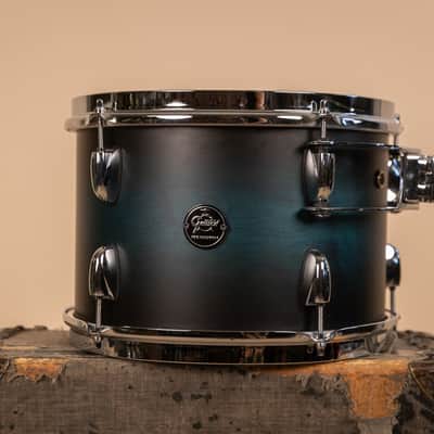 Gretsch Renown 8x12 Satin Antique Blue Burst Tom image 4