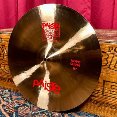 18" Paiste 2002 Novo China Cymbal 1312g *Video* image 2
