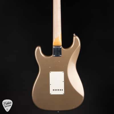 Fender Custom Shop Masterbuilt 1959 Transition Stratocaster Journeyman Relic - Shoreline Gold image 5