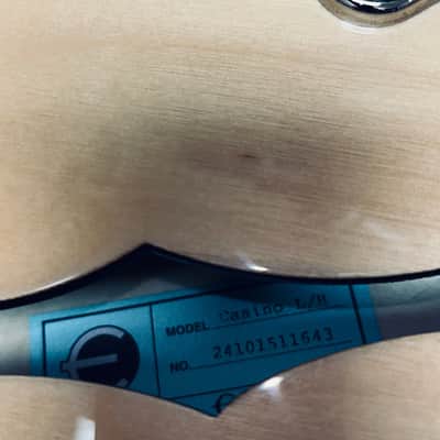 Epiphone Casino Natural Left-Handed w/ HSC image 6