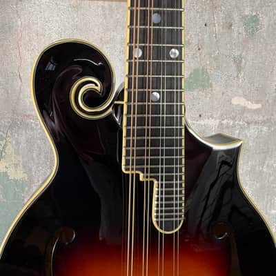 The Loar LM-600-VS Professional F-style Mandolin w/OHSC - Vintage Sunburst #0598 image 5