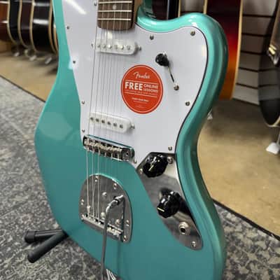 Squier Limited Edition Affinity Series Jaguar - Mystic Seafoam - B Stock image 9