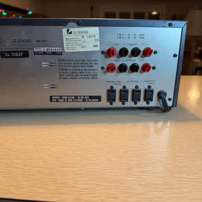 1983 Vintage Luxman AM/FM Stereo Receiver RX 101 *SERVICED* Please READ image 9
