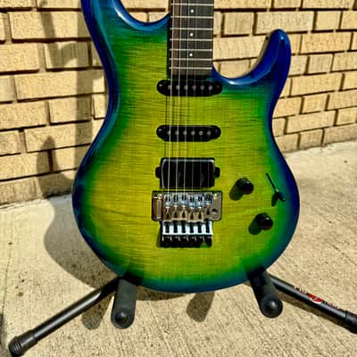 Ernie Ball Music Man Luke 4 BFR HSS 2025 - Green Tide image 2