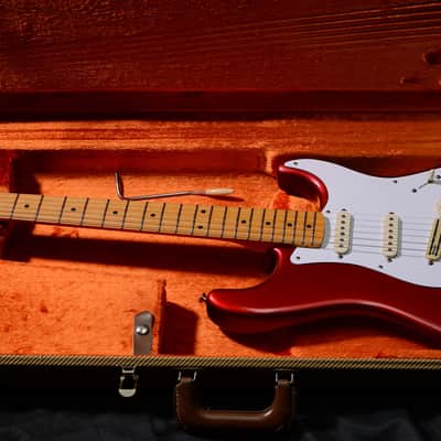 Fender Vintage Hot Rod '57 Stratocaster 2007 - 2013 - Candy Apple Red image 1