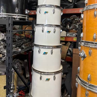 Ludwig 1970’s White Cortex 10-12-13-14-15-16 Concert Tom’s image 1