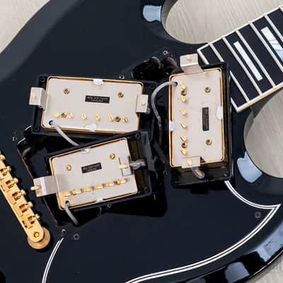 1999 Gibson Custom Shop 1961 Les Paul SG Custom Ebony 3 Pickup w/ 57 Classic PAFs, Case image 16