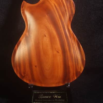 Handmade Cutaway Tenor Ukulele, Solid Acacia, Archback, Dog Inlay, Soft-bag, Bruce Wei UAJ17-2013 image 9