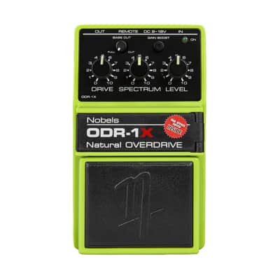 Nobels ODR-1X Overdrive Guitar Pedal Green 2024 image 1