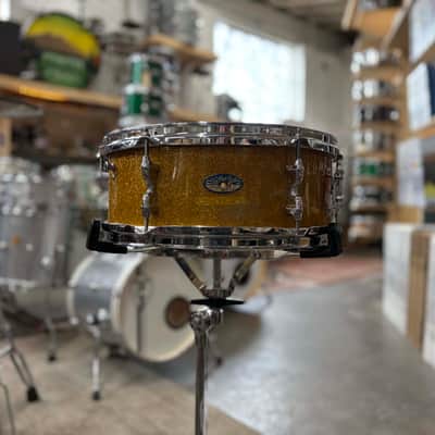 Olympic 5x14" Gold Sparkle Snare Drum image 1