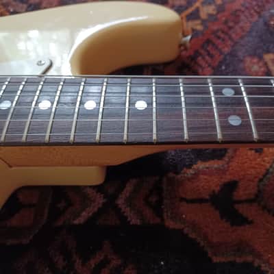 Fernandes / Burny FST-70 Lawsuit Stratocaster Copy Late-70's - Vintage Aged White image 11