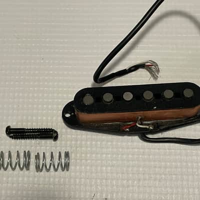 2000's Seymour Duncan Designed SC101 Black Neck Single Coil Guitar Pickup 6.83k (Missing cover) image 2