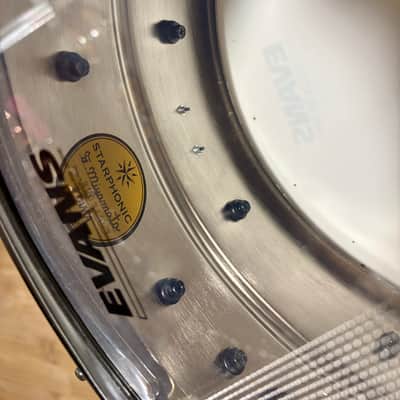 Tama PBR146 Starphonic Brass 6x14" Snare Drum 2010 - Present - Nickel-Plated image 6