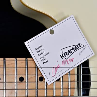 Kramer Vintage 1988 Classic III Telecaster Olympic White with Original Hard Shell Case (video demo) image 4