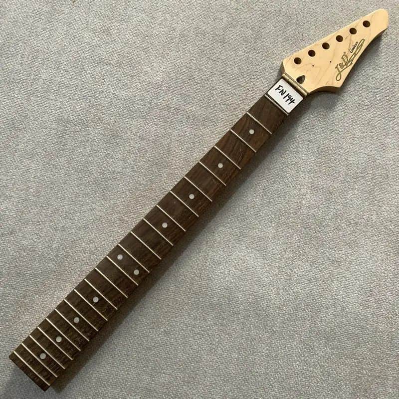 JD Maple Wood Electric Guitar Neck, Rosewood 22 Frets Fingerboard image 1