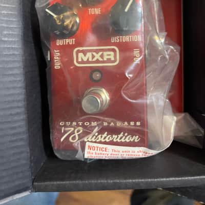 MXR M78 Custom Badass '78 Distortion 2011 - Present - Red image 1