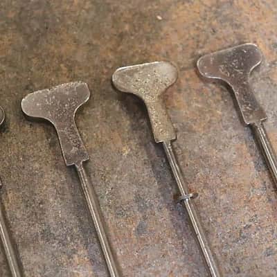 Walberg & Auge Single Tension Drum Tension Rods 8pk Vintage 1900's image 3
