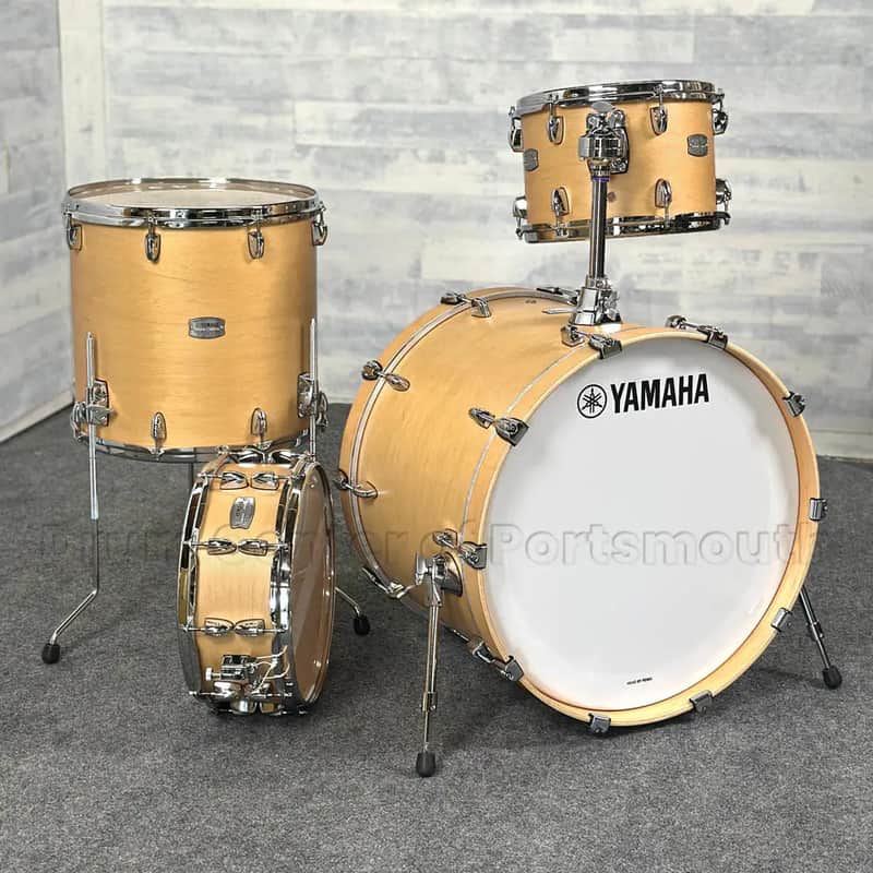 Yamaha Tour Custom Maple 4pc Drum Set 22/12/16/14 Butterscotch Satin image 1