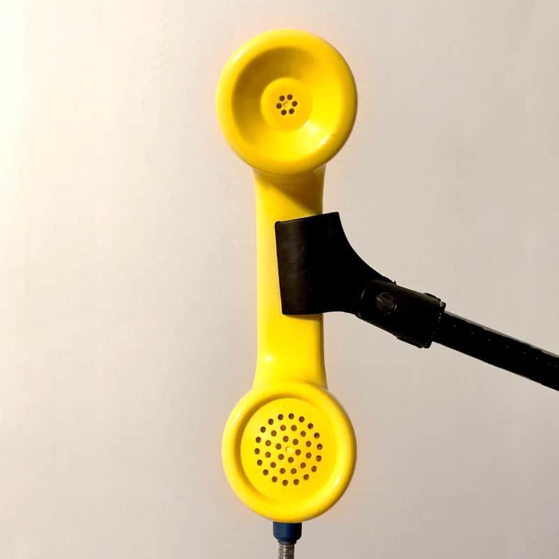 Trash Talk Audio PP-1 NOS Yellow Payphone Microphone image 1