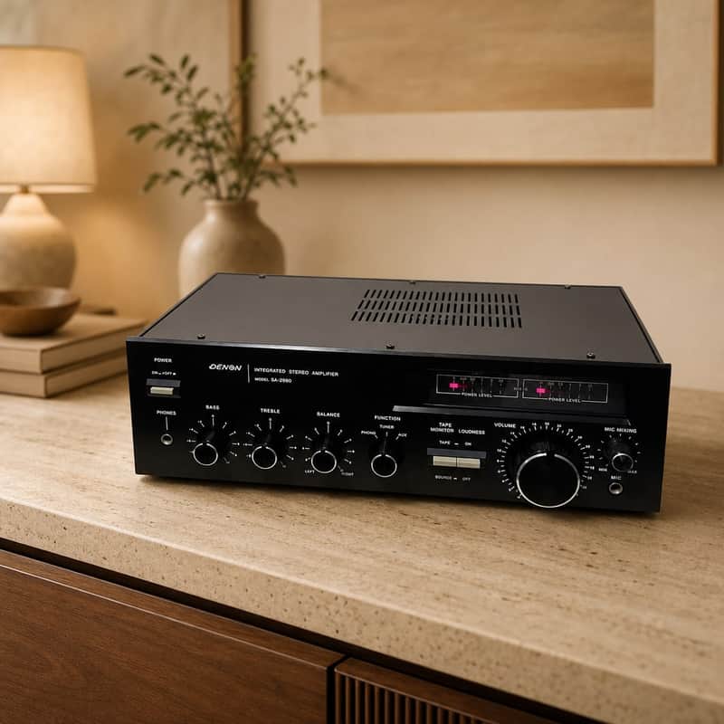 Denon SA-2980 Rare Vintage Amplifier Warranty Tested Hi-Fi Serviced