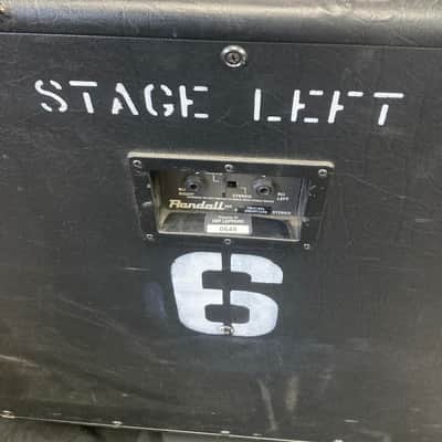 Randall - Phil Collen's Def Leppard, RS412XL 4x12 Cabinet (DL #1006) "Stage Left 6" Authenticated! 1990s - Black image 12