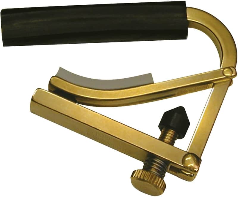 Shubb Original Capo C9B – Plain Brass for Ukulele image 1