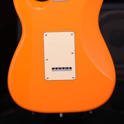 Dhatarattha DST HSS Bright Orange – Roasted Maple Neck, Stainless Steel Frets image 11