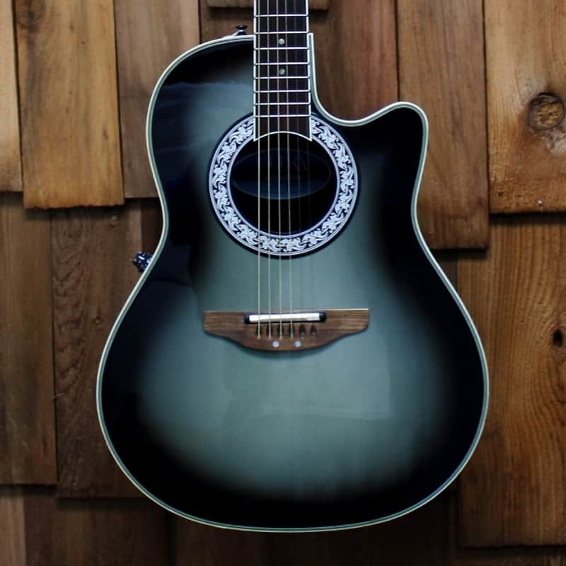 1982 Ovation Ultra 1527 Silver Burst w/ Case | Reverb