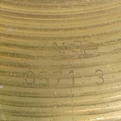 Paiste 302 Plus 20" Ride Cymbal 1958g Thin Vintage 90s Fully Lathed Brass German image 2