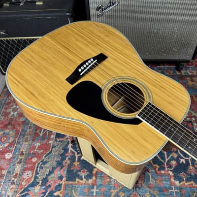 Yamaha FG B1N Bamboo Dreadnaught Acoustic - 1990 image 9