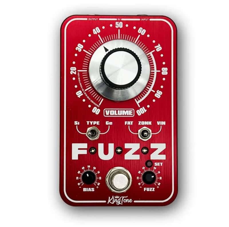 KingTone miniFUZZ V2 with Limited Edition Red Finish, BRAND NEW IN BOX WITH WARRANTY! FREE SHIPPING IN THE U.S.! king tone guitar image 1