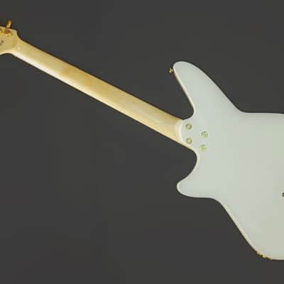 Baritone - Dood Craft Guitars - The Beatrice 628 - #150 - White & Gold image 7