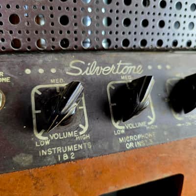 Silvertone Model 1300 1949 - 2-Tone Tan with Treble Clef Luther Perkins / Johnny Cash image 7