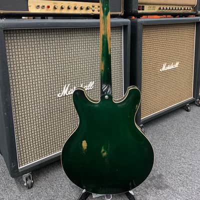 Yamaha SA-30 T Hollow Body with Tremolo 1967 - 1972 - Dark Green image 8