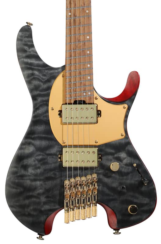 Ibanez MGFM10 Manuel Gardner Fernandes Signature Electric Guitar - Obsidian Black Low Gloss image 1