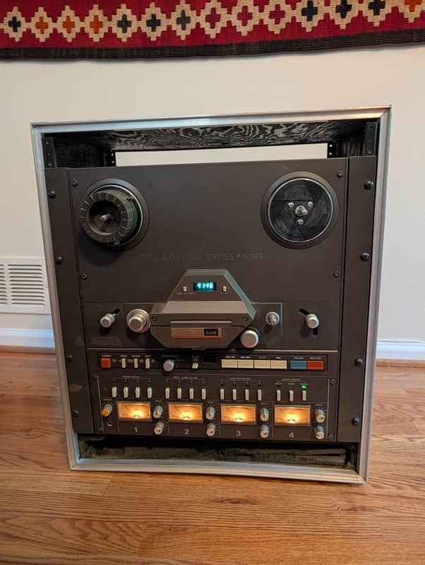 TASCAM 34B 1/4" 4 Track Reel to Reel Multitrack Tape Recorder image 1