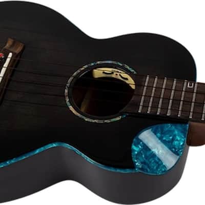 Flight Nighthawk EQ-A Solid Spruce Top Mahogany Neck 4-String Acoustic-Electric Tenor Ukulele w/Gig Bag, Pickup & Humidifier image 5