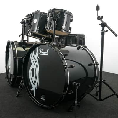 Pearl Joey Jordison Drum Kit, Black Lacquer image 2